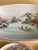 Ceramic Vintage Hand Painted Japanese Sushi Serving Set With Mount Fuji Landscape, 7 Pieces For Sale - Image 7 of 9