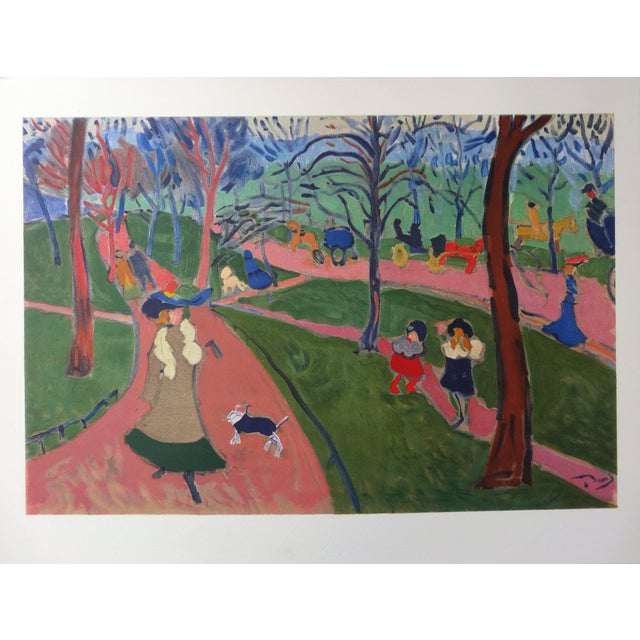 André Derain, Londres, Hyde Park, Lithograph For Sale