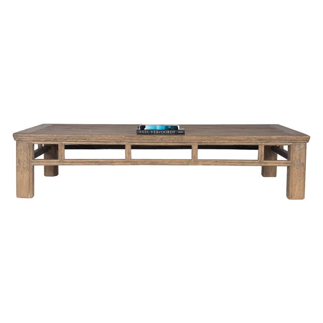 Bring warmth and character to your living room with this stunning reclaimed elm coffee table. Crafted from authentic...