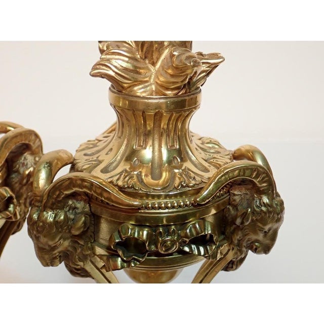 Late 19th Century Late 19th Century Pair of Louis XVI Gilt Bronze And Marble Garnitures For Sale - Image 5 of 8