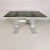 Silver Vintage Rectangular Glass Table, 1970s For Sale - Image 8 of 8