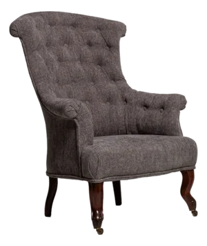 Napoleon III Upholstered Armchair, Second Empire Style, France, Circa 1880