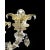 Venetian floreal Murano glass chandlier with leaves pinched by hand and flowers full of gold. All made in Murano glass All...