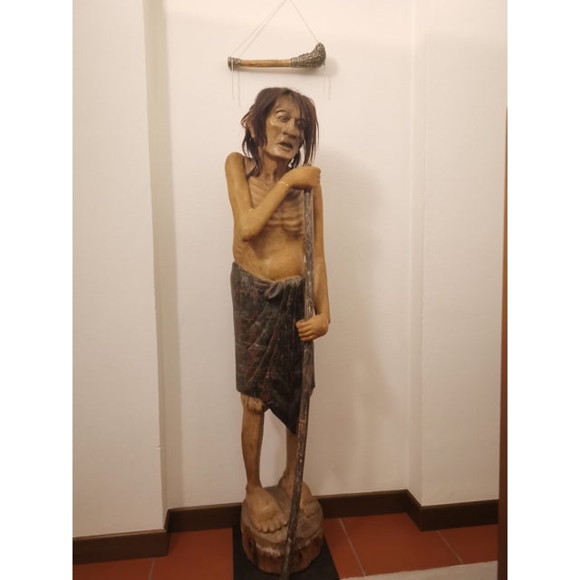 Unknown, Buddhist Sculpture, 1800s, Ironwood and Wood For Sale - Image 6 of 6