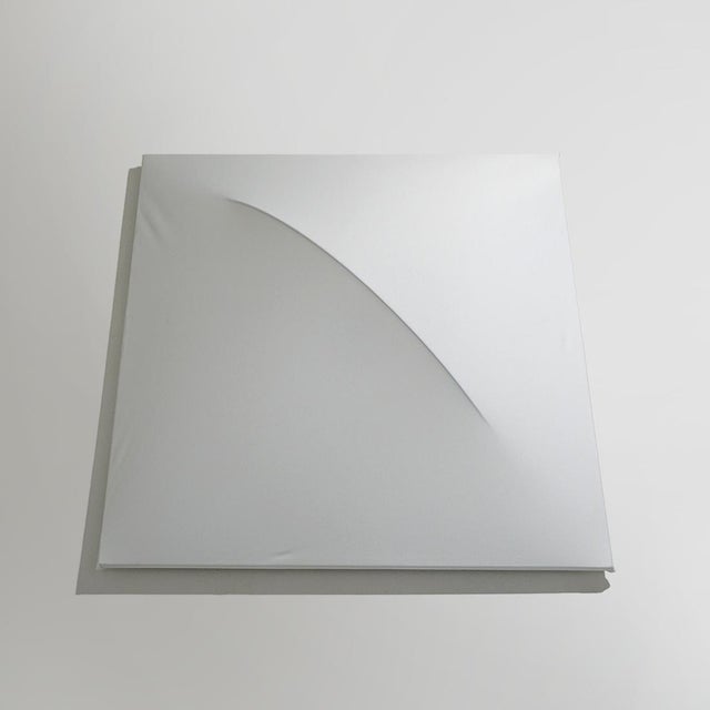 Contemporary Square Saori Wall or Ceiling Lamp by Kazuhide Takahama for Sirrah, 1970s For Sale - Image 3 of 13