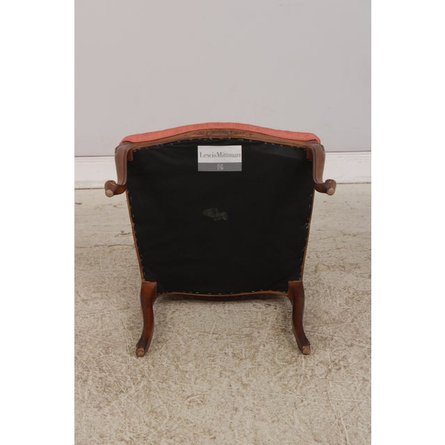 Pair of Lewis Mittman Louis XV Fauteuil Armchairs For Sale - Image 17 of 18
