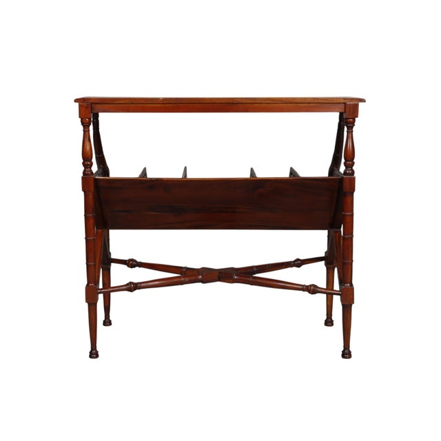 Brown Chinese Chippendale Mahogany Library Bookcase For Sale - Image 8 of 8