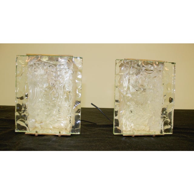 Aqua Wall Lights by Max Ingrand for Fontanaarte, 1950s, Set of 2 For Sale - Image 8 of 8