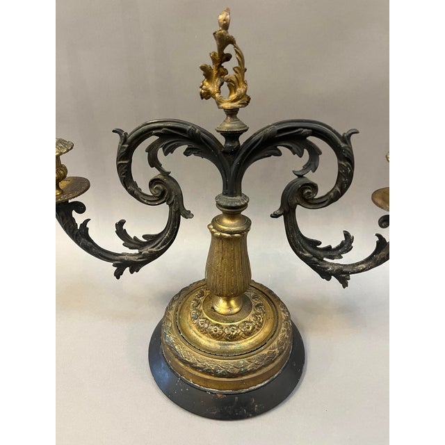 19th Century Louis XV Two-Light Candelabra For Sale In Washington DC - Image 6 of 8