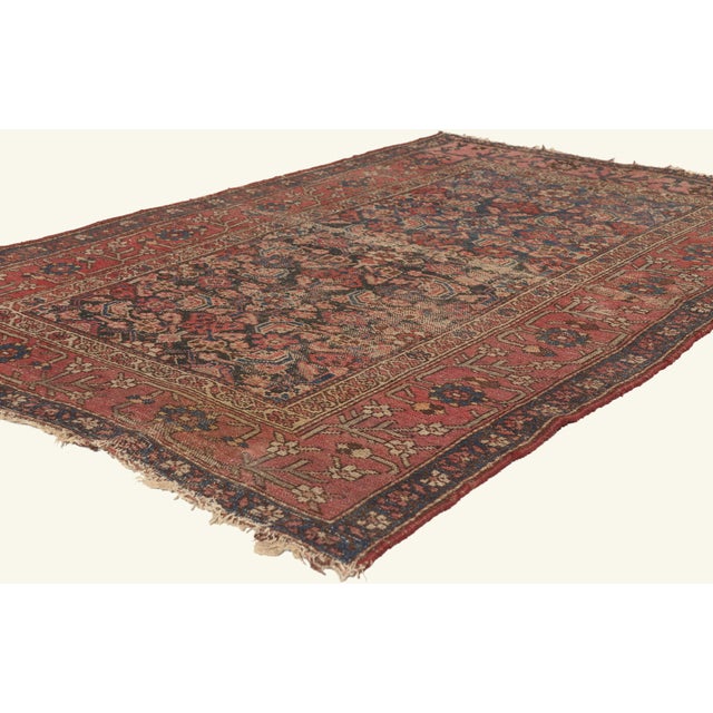 79811 Antique Persian Malayer Rug, 03'08 x 05'05. The Noble Provenance: A Late 19th Century Persian Malayer Masterpiece of...