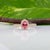 2020s Aaa Padparadscha Sapphire Ring With Earth-Mined Diamond Accents: Solid 14k Gold, Size 6.75 For Sale - Image 5 of 9