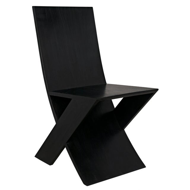 Noir Tech Chair, Charcoal Black For Sale - Image 4 of 10