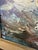 White Zaza Meuli Impressionist Impasto Oil Board Winter Landscape Mid Century Modern Brutalist For Sale - Image 8 of 8