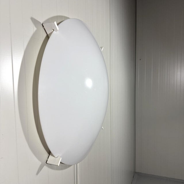 White Plafó Ceiling Lamp by Uno & Östen Kristiansson for Luxus, Sweden, 1970s For Sale - Image 8 of 16