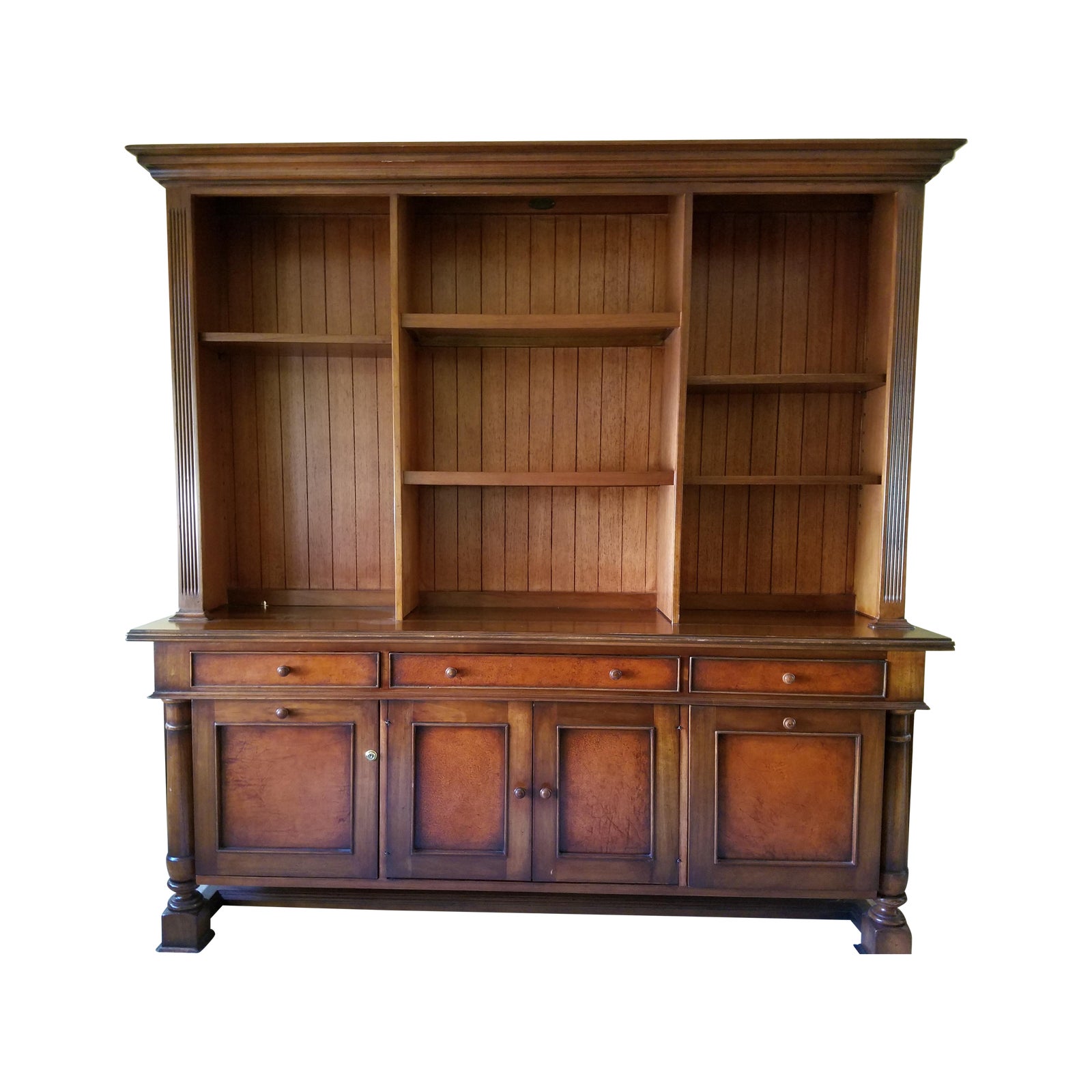 South Cone Sevilla Credenza Bookcase in Cognac Chairish