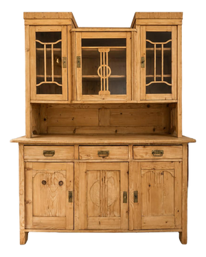 Art Nouveau Kitchen Cupboard in Wood