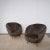 Wood Set of Armchairs attributed to Gio Ponti, 1950s For Sale - Image 7 of 8