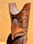 Vintage Wooden Totem Kwakiutl Eagle Cedar Wood. For Sale - Image 10 of 10