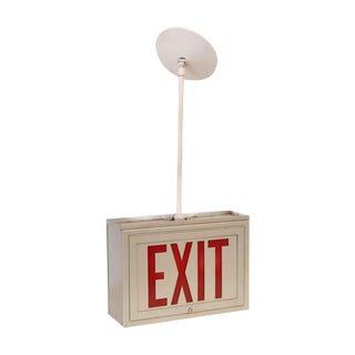 Ceiling Mounted Exit Sign For Sale