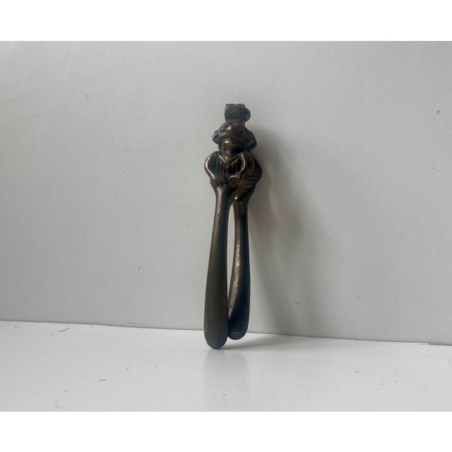 Metal Antique Lincoln Imp Nutcracker in Brass, 1890s For Sale - Image 7 of 7