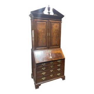 Late 20th Century Secretary by Baker Furniture “Charleston” Collection For Sale