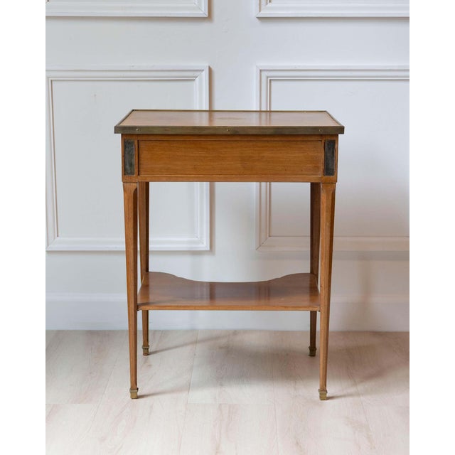 Louis XVI–Style Writing Table by André Mailfert, France, Mid-20th Century For Sale - Image 12 of 13