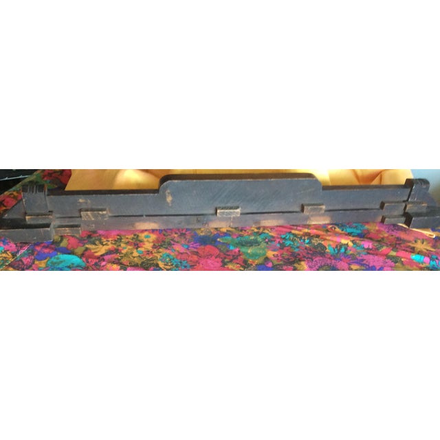 Architectural Salvaged Antique Wooden Lintel For Sale - Image 4 of 8