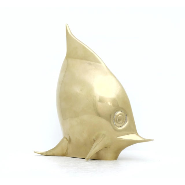 Dolbi Cashier Dolbi Cashier Vintage Brass Fish For Sale - Image 4 of 11