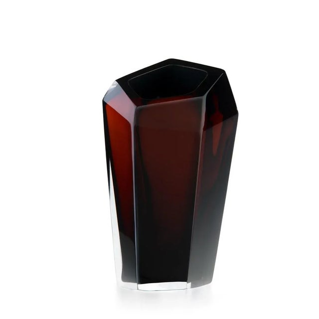 Kastle brown large vase by Purho Dimensions: D20 x H47cm Materials: Glass Other colours and Dimensions are available....