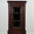 19th Century English Antique Oak Glazed Corner Cabinet For Sale - Image 4 of 6