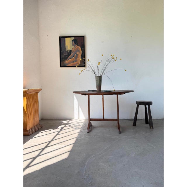 Oak Winegrowers Table, 1950s For Sale - Image 3 of 18