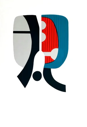 1978 Ronald King Screen Print in Colors Frankeleyn-03