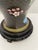 Vintage Chinese Cloisonné Enamel Vase With Cherry Blossoms, Bird & Butterfly For Sale - Image 10 of 12