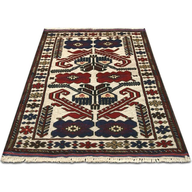 1980s 1980s Afghan Balouch Rug For Sale - Image 5 of 7
