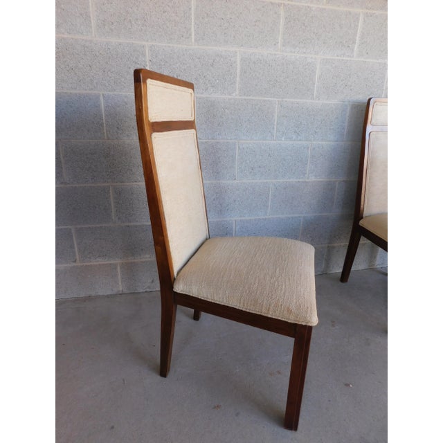 Features Quality Solid Construction - 6 Side and 2 Arm Chairs, Approx 40 Years Old Very Good Condition, original finish,...