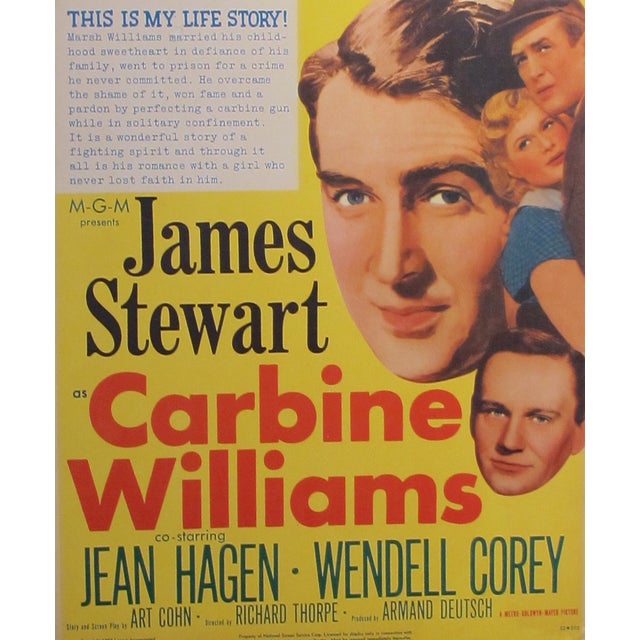 A 1952 James Stewart Carbine Williams Card. Movie theaters were originally called movie palaces. They were known for being...