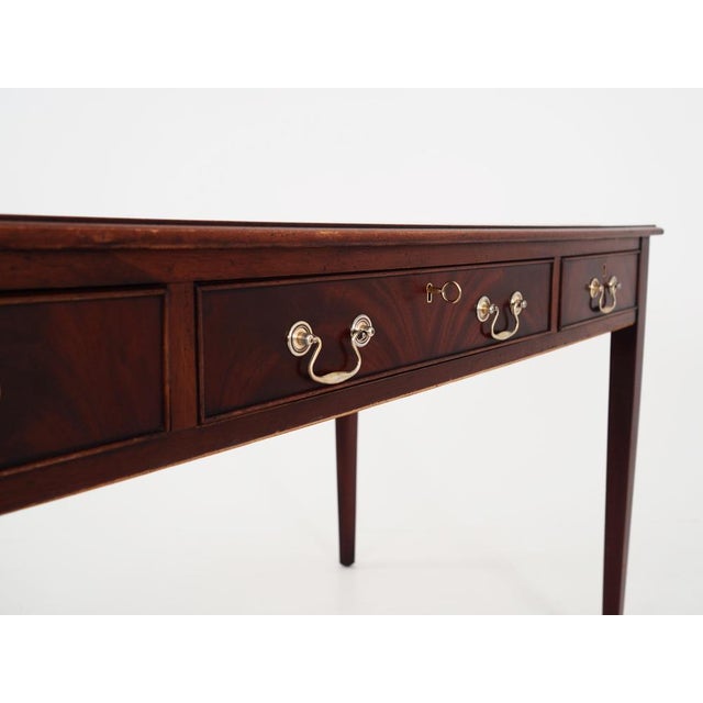 Danish Mahogany Desk, 1970s For Sale - Image 12 of 18