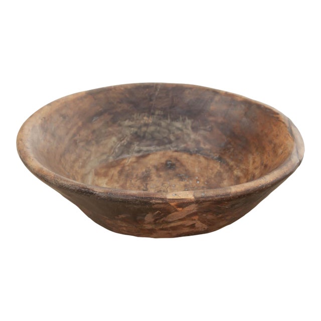 Vintage Light Brown Kitchen Bowl For Sale