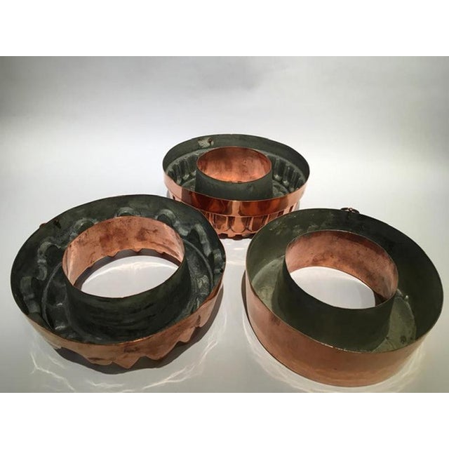 Copper Kitchen Pudding Molds for Wall Decoration, France, 1790s, Set of 3 For Sale - Image 14 of 18