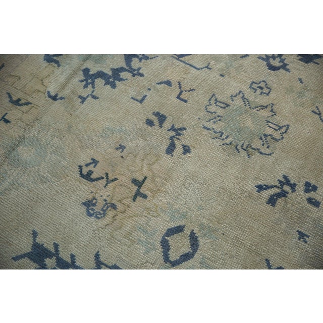 Old New House Vintage Distressed Oushak Carpet - 11' x 16'3" For Sale - Image 4 of 13