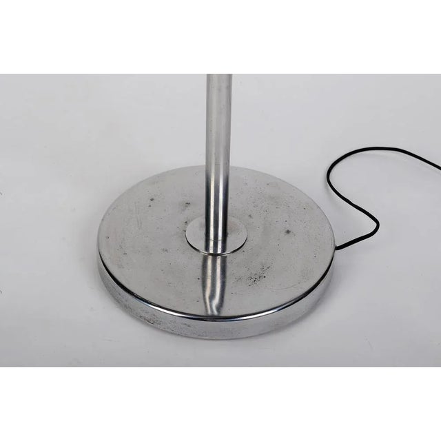 Metal Functionalist Bauhaus Chrome Adjustable Floor Lamp, 1930s For Sale - Image 7 of 8