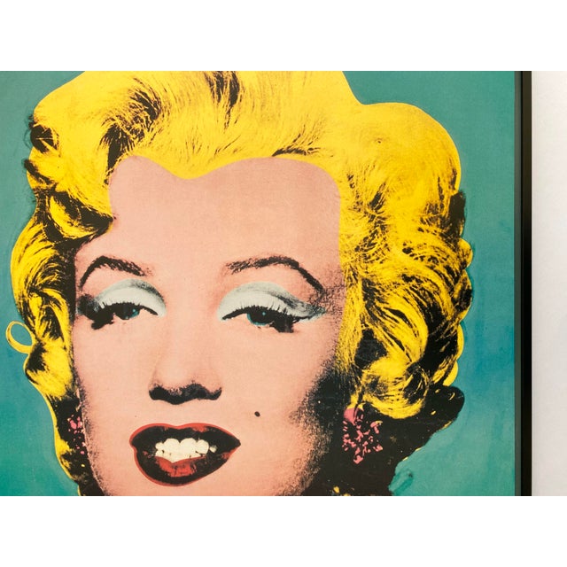 Andy Warhol Vintage 1990 Lithograph Print Large Framed Pop Art Italian Exhibition Poster " Marilyn " 1964 For Sale - Image 11 of 15