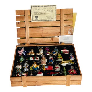 24 PCS Vintage Thomas Pacconi Museum Christmas Ornaments in Box For Sale