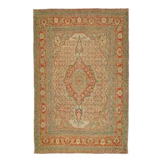 Zabihi Collection Antique Persian Doroksh Rug For Sale