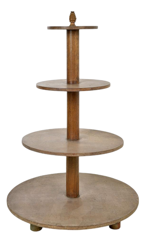 Circular Wooden Display Stand