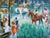 Mid 20th Century Signed Lithograph of Horses and Riders by French Artist, Georges Trincot For Sale - Image 4 of 11