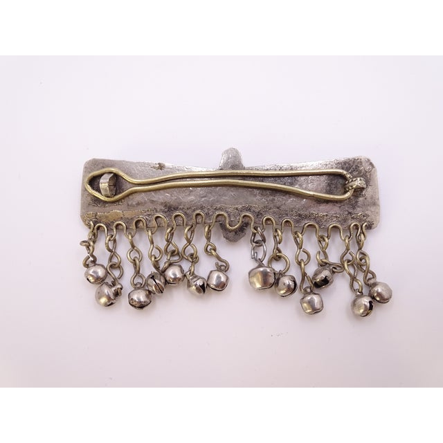 Afghan Hair Clip in Metal and Crystal, Asia, 1950s For Sale - Image 18 of 18