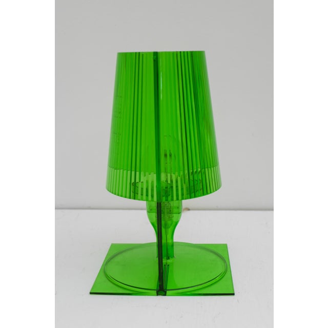 Take Table Lamp in Green Transparent Polycarbonate by Ferruccio Laviani for Kartell, 2003 For Sale - Image 9 of 17