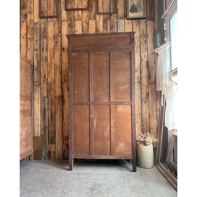 Antique Louis XVI Style Wardrobe, 1890s For Sale - Image 8 of 14