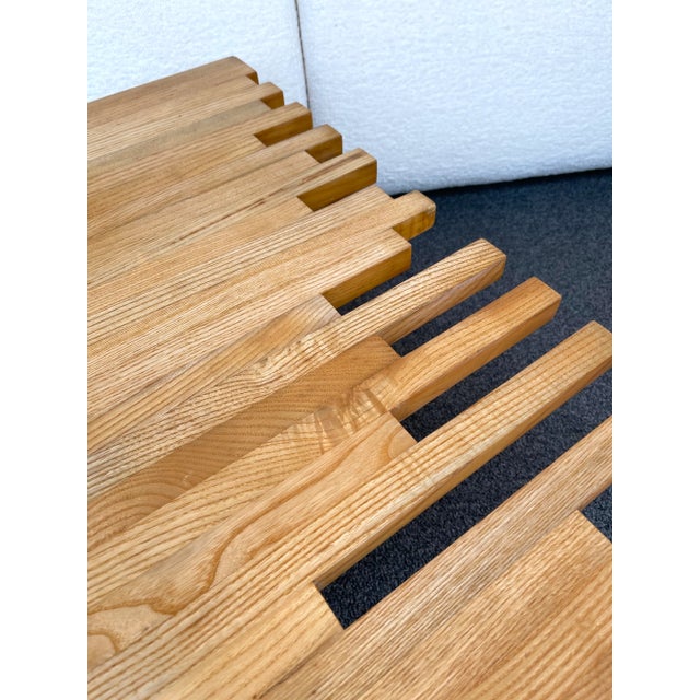 1960s Giovanni Michelucci Wood Coffee Table For Sale - Image 10 of 11